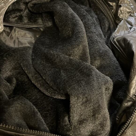 Vintage fur lined Leather Jacket • unisex leather coat Haband Executive Division - Picture 5 of 11